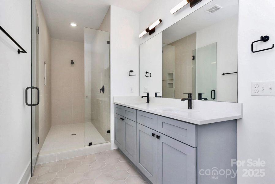 Furnished interior view inside a new home in , Charlotte (Image 5). Furnished interior view inside a new home in , Charlotte (Image 5).