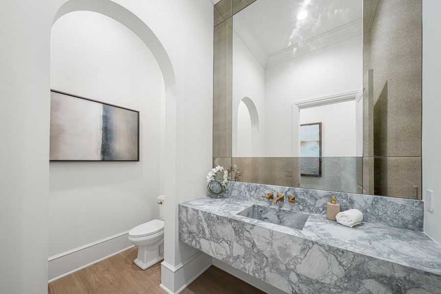 Furnished interior view inside a new home in , Milton (Image 75).