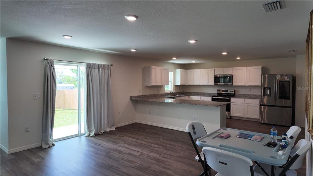 Furnished interior view inside a new home in South Gulf Cove, Port Charlotte (Image 5). Furnished interior view inside a new home in South Gulf Cove, Port Charlotte (Image 5).