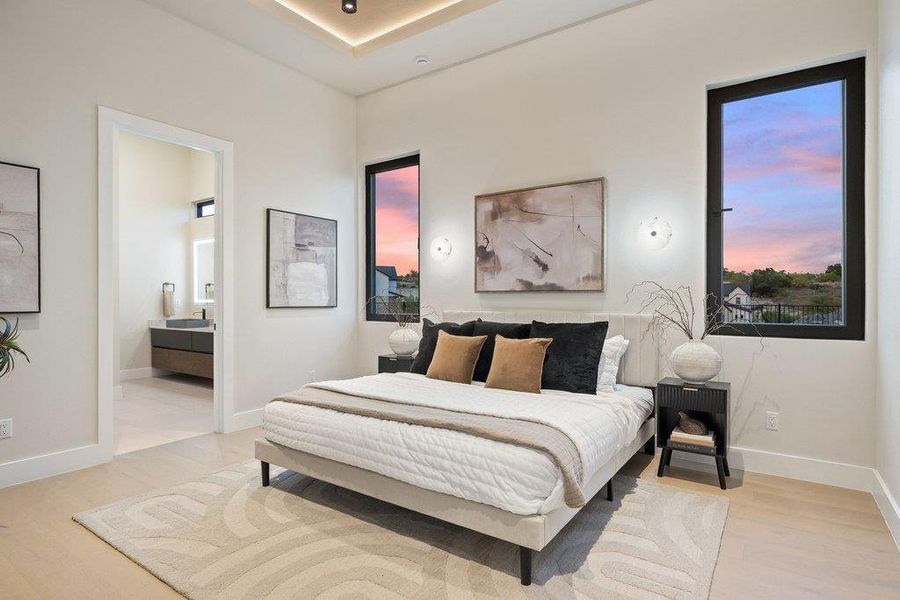 Furnished interior view inside a new home in , Leander (Image 31). Furnished interior view inside a new home in , Leander (Image 31).