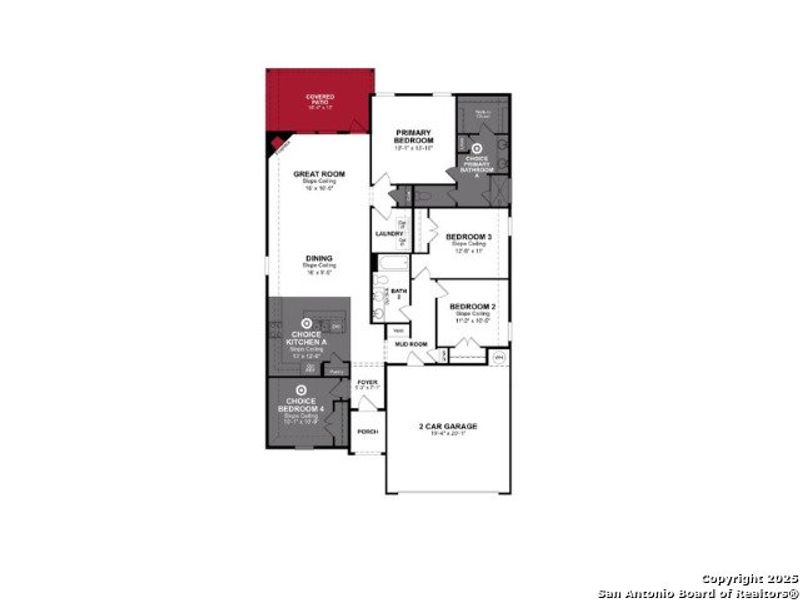 2D floor plan layout of this home in Morgan Meadows, San Antonio, TX (Image 5). 2D floor plan layout of this home in Morgan Meadows, San Antonio, TX (Image 5).