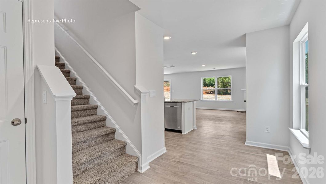 Spacious, unfurnished interior of a new home in Clark Creek Landing, Lincolnton (Image 13).