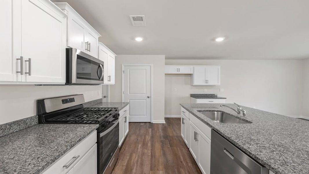 Furnished interior view inside a new home in Durbin Meadows, Fountain Inn (Image 7). Furnished interior view inside a new home in Durbin Meadows, Fountain Inn (Image 7).