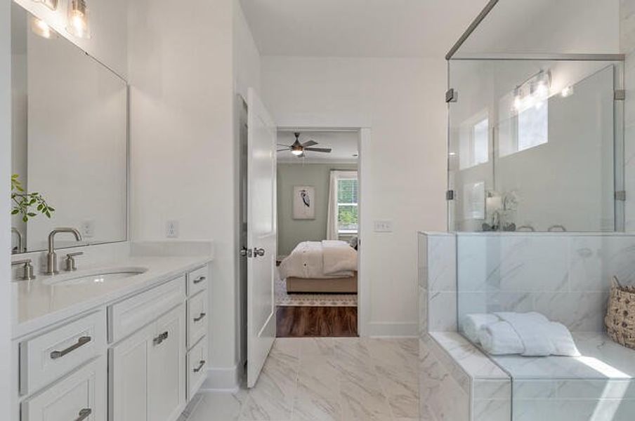 Furnished interior view inside a new home in , Huger (Image 34).