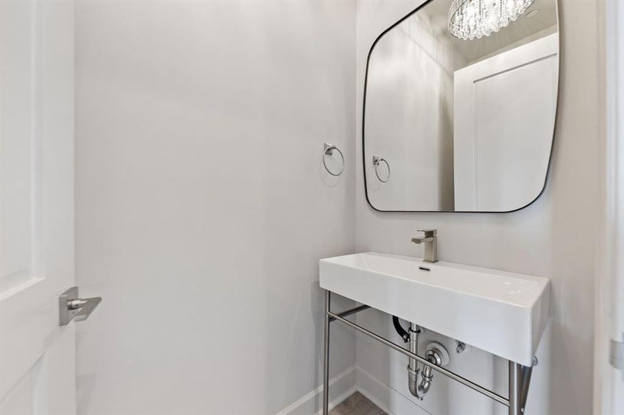 Furnished interior view inside a new home in , Dallas (Image 9).