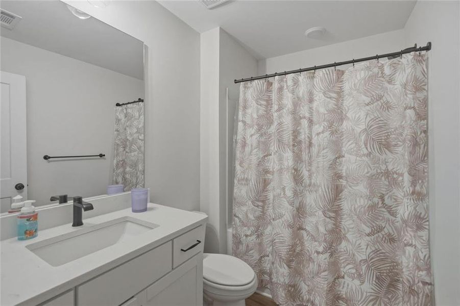 Furnished interior view inside a new home in Cambridge, Flowery Branch (Image 34). Furnished interior view inside a new home in Cambridge, Flowery Branch (Image 34).