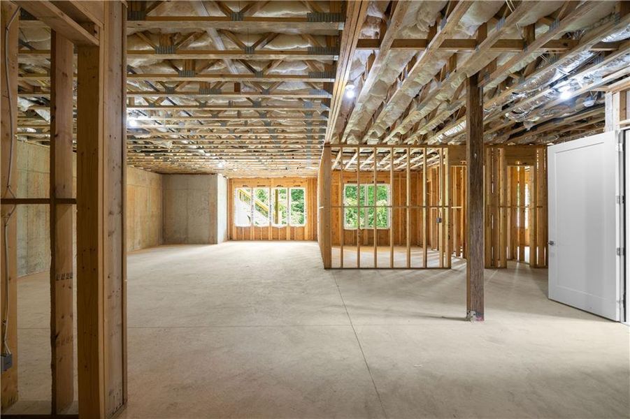 In-progress construction of a new home in , Atlanta, GA (Image 92).