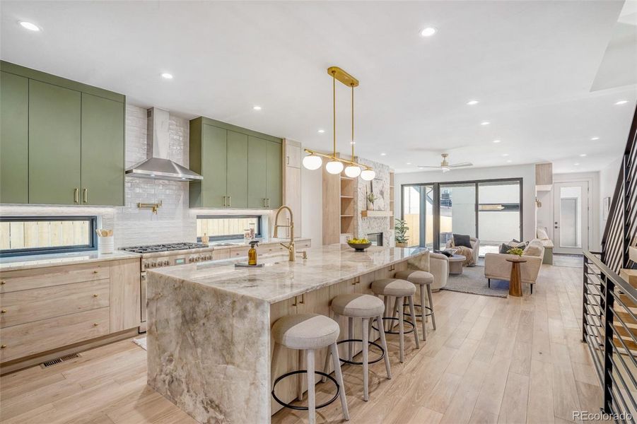 Furnished interior view inside a new home in , Denver (Image 15).