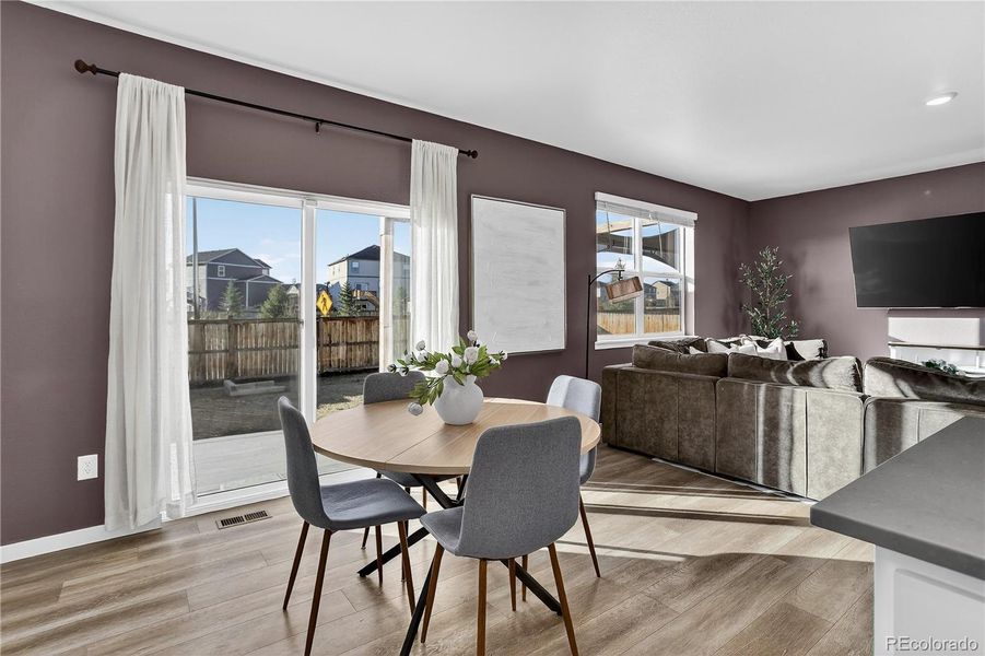 Furnished interior view inside a new home in , Thornton (Image 14).