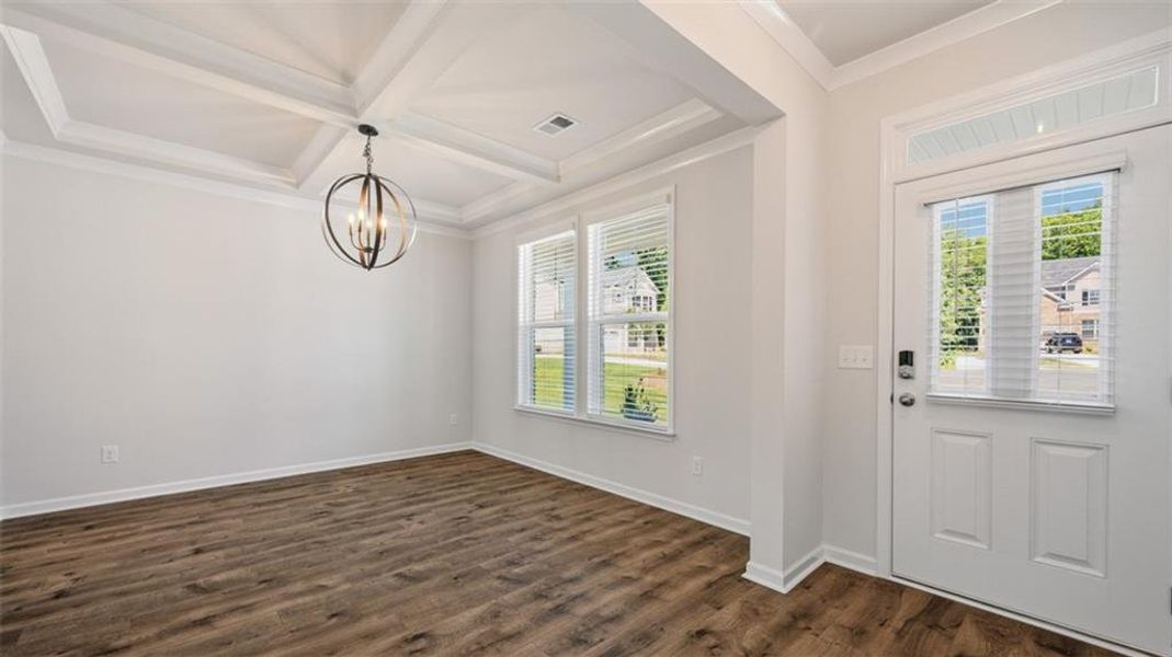 Spacious, unfurnished interior of a new home in The Gates at Pates Creek, Hampton (Image 15). Spacious, unfurnished interior of a new home in The Gates at Pates Creek, Hampton (Image 15).
