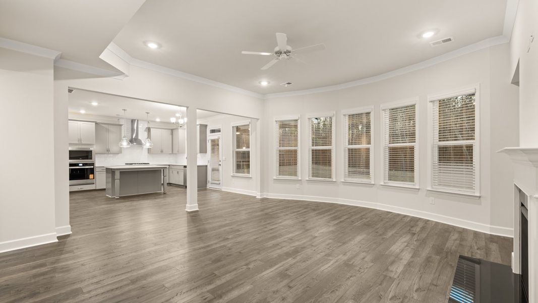 Spacious, unfurnished interior of a new home in The Gates at Pates Creek, Hampton (Image 17).