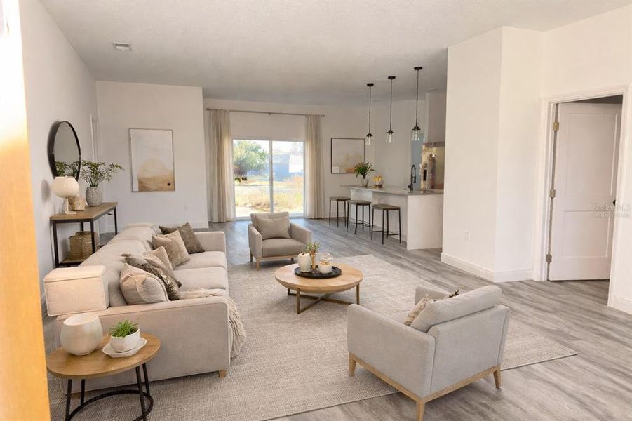 Furnished interior view inside a new home in , Ocala (Image 19).