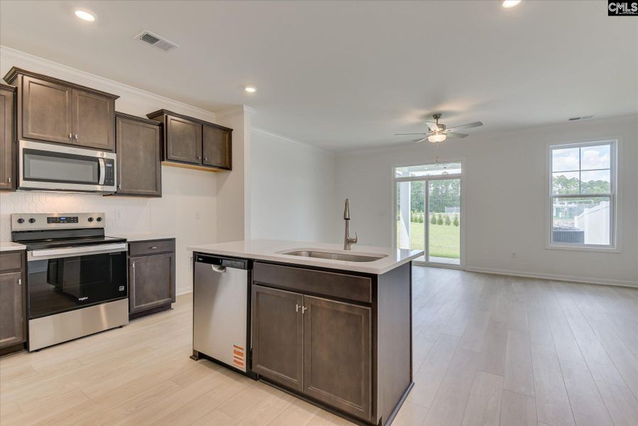 Furnished interior view inside a new home in Walker’s Trail, Lexington (Image 11).