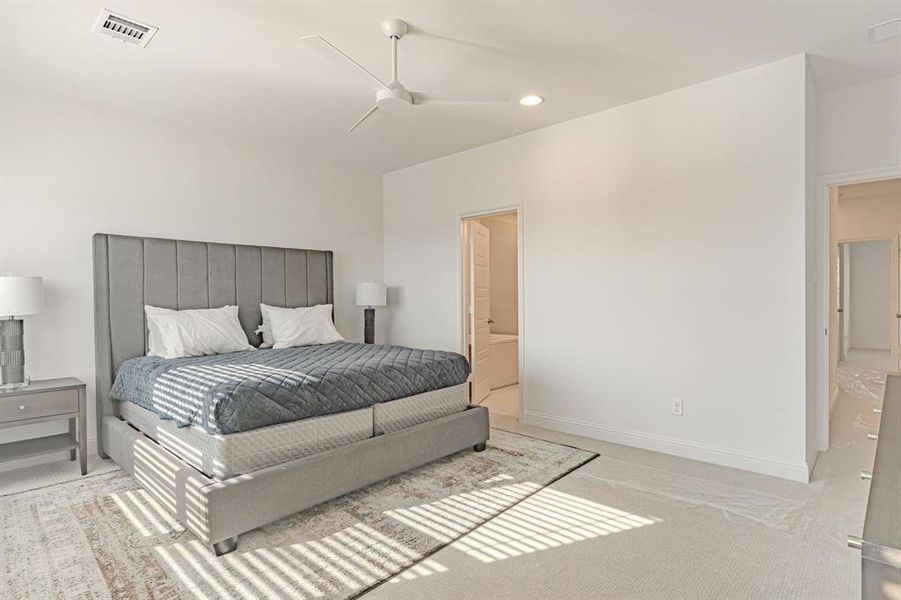 Furnished interior view inside a new home in , Aledo (Image 11).