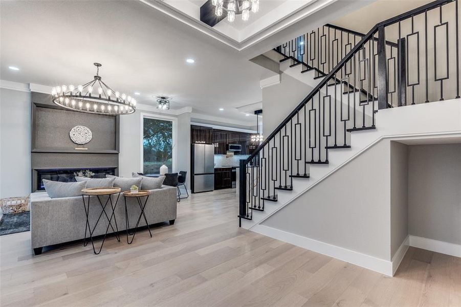 Furnished interior view inside a new home in , Whitney (Image 6).