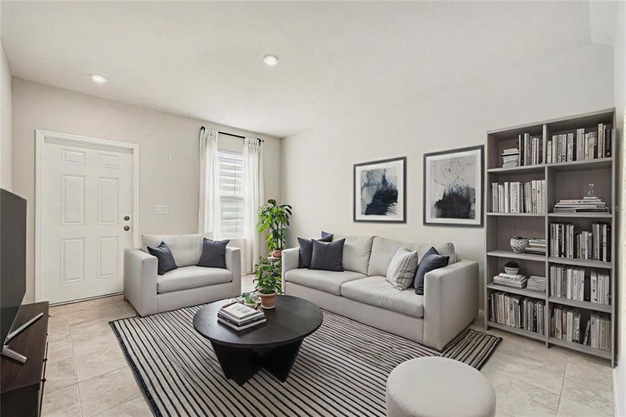 Furnished interior view inside a new home in , New Port Richey (Image 5).