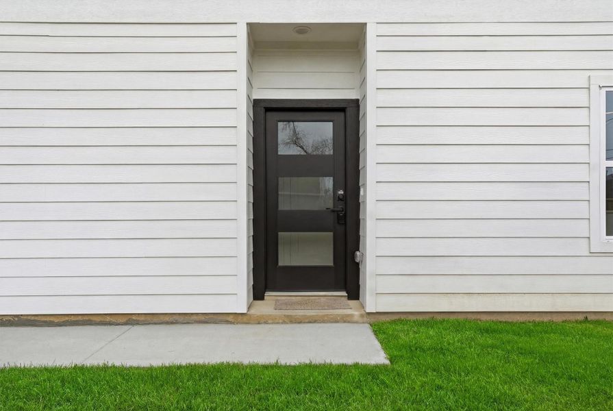 Exterior details and patio area of a home in , La Porte (Image 4). Exterior details and patio area of a home in , La Porte (Image 4).