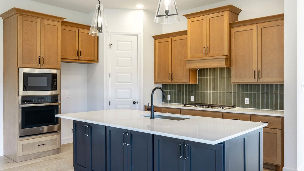 Furnished interior view inside a new home in The Colony, Bastrop (Image 8).