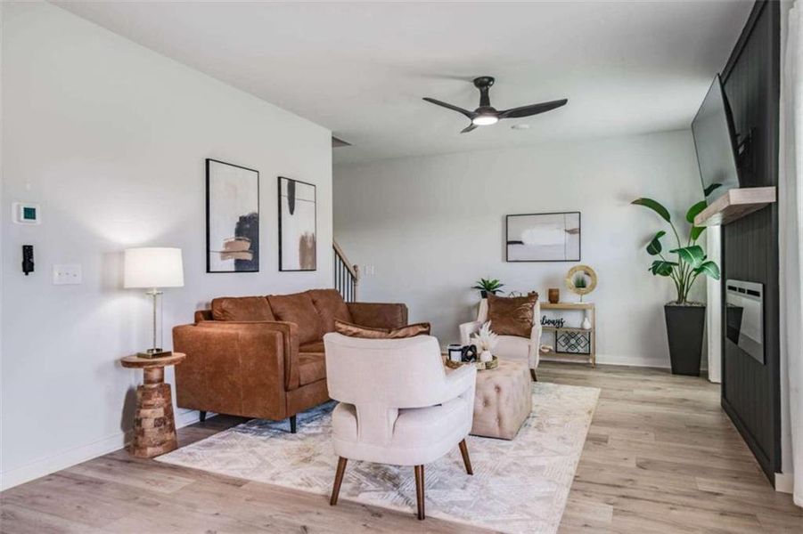 Furnished interior view inside a new home in Southern Hills, McDonough (Image 14).