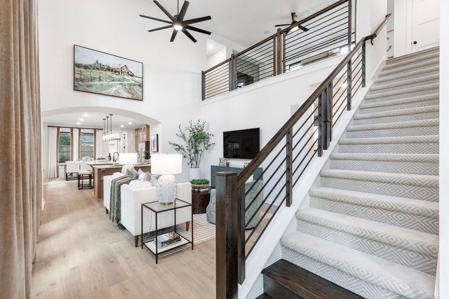 Furnished interior view inside a new home in Brookewater, Rosenberg (Image 14).