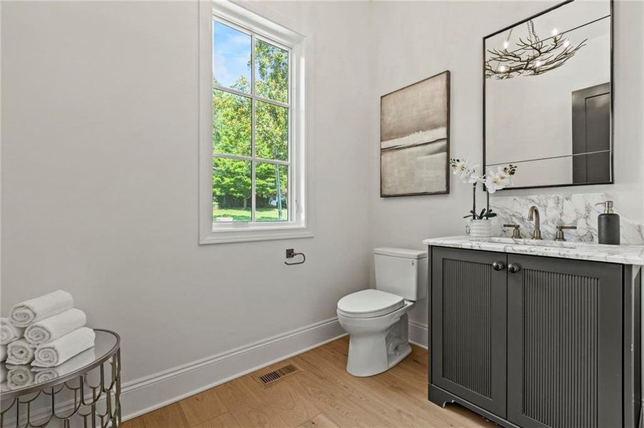 Furnished interior view inside a new home in , Atlanta (Image 33).