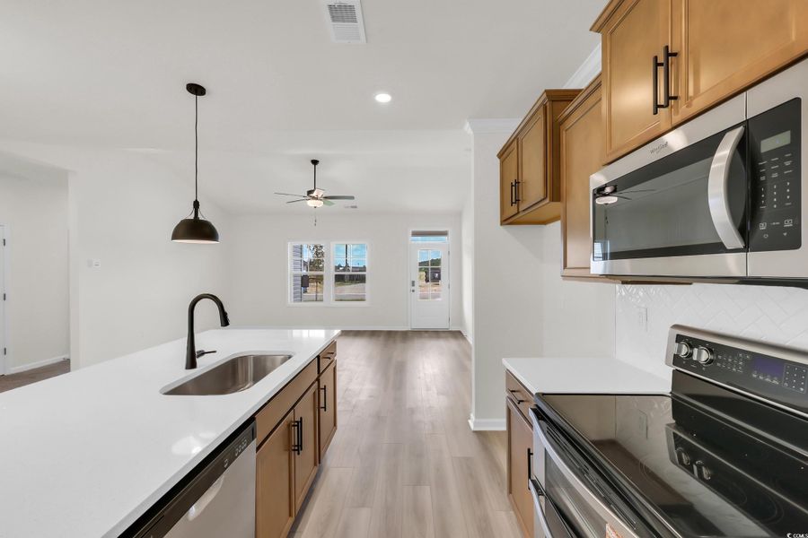 Furnished interior view inside a new home in Briarfield, Conway (Image 9).