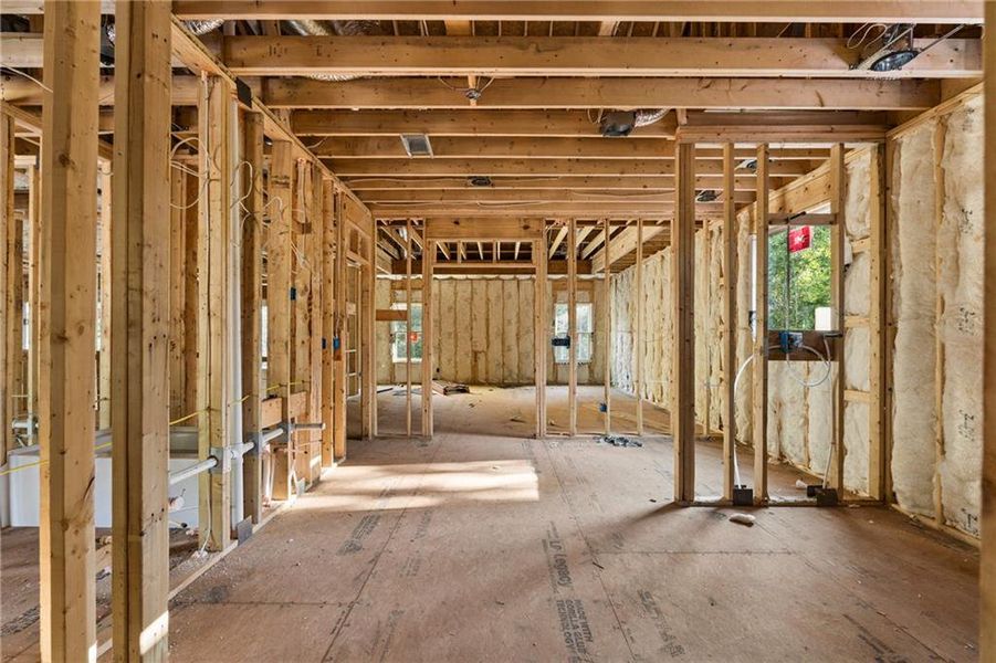 In-progress construction of a new home in , Hoschton, GA (Image 16).