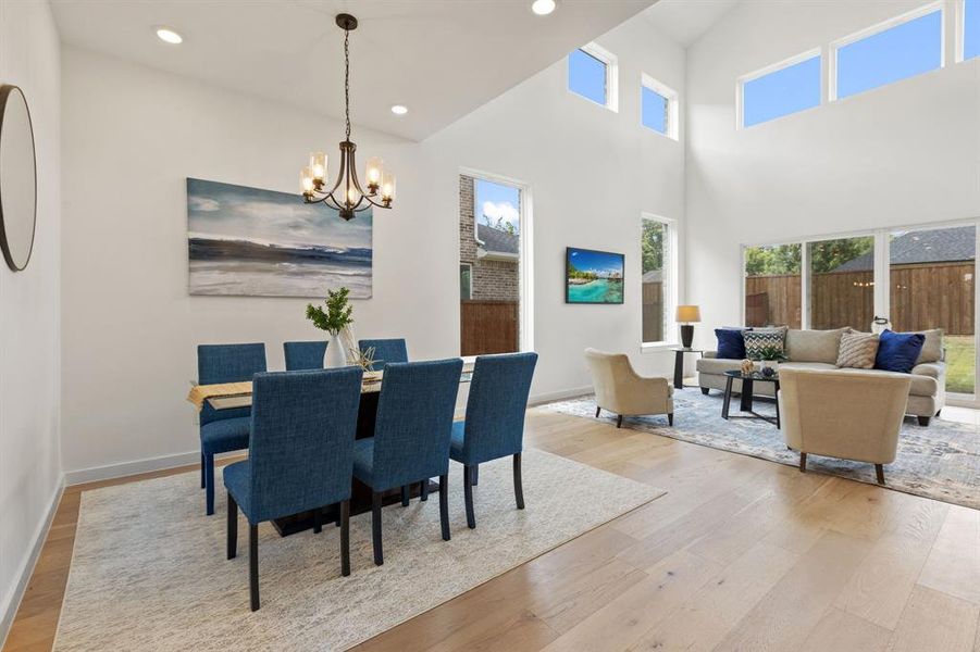 Furnished interior view inside a new home in , Garland (Image 5).