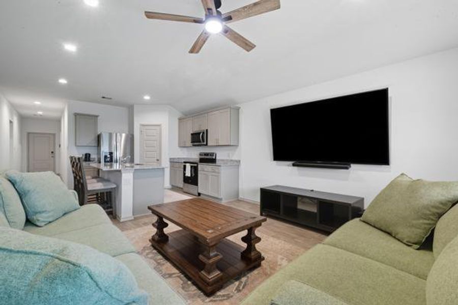 Furnished interior view inside a new home in , Sealy (Image 10). Furnished interior view inside a new home in , Sealy (Image 10).