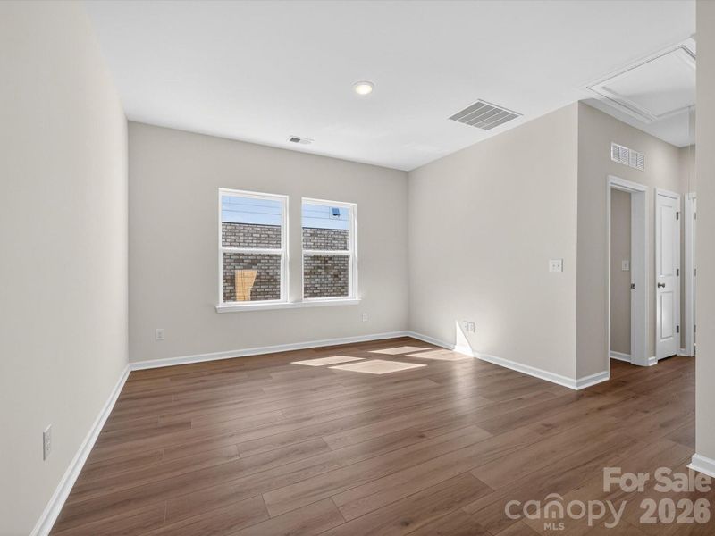 Spacious, unfurnished interior of a new home in Whitley Preserve – Park Collection, Mint Hill (Image 17). Spacious, unfurnished interior of a new home in Whitley Preserve – Park Collection, Mint Hill (Image 17).
