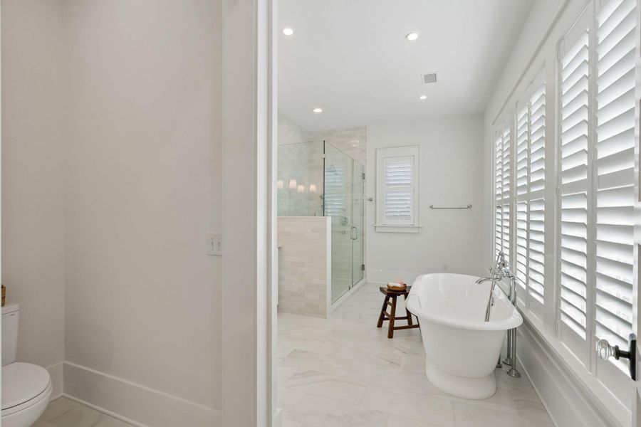 Furnished interior view inside a new home in , Folly Beach (Image 70).