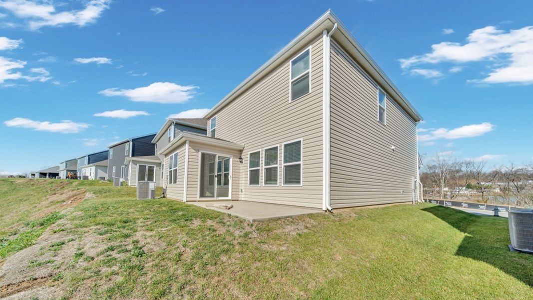 Exterior details and patio area of a home in Johnson Farms, Greeneville (Image 4). Exterior details and patio area of a home in Johnson Farms, Greeneville (Image 4).