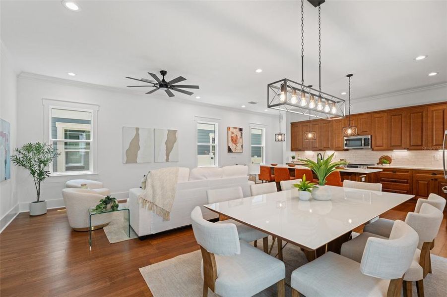 Furnished interior view inside a new home in , Tampa (Image 29).