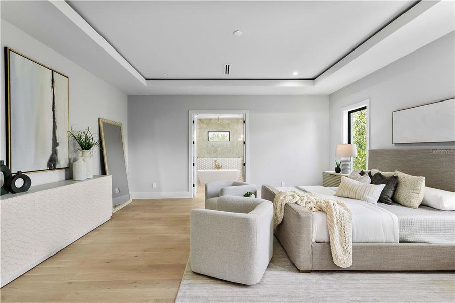 Furnished interior view inside a new home in , Tampa (Image 45). Furnished interior view inside a new home in , Tampa (Image 45).