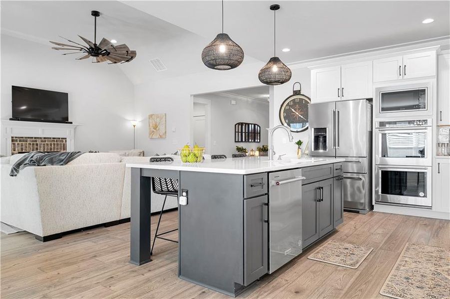 Furnished interior view inside a new home in , Monroe (Image 19).