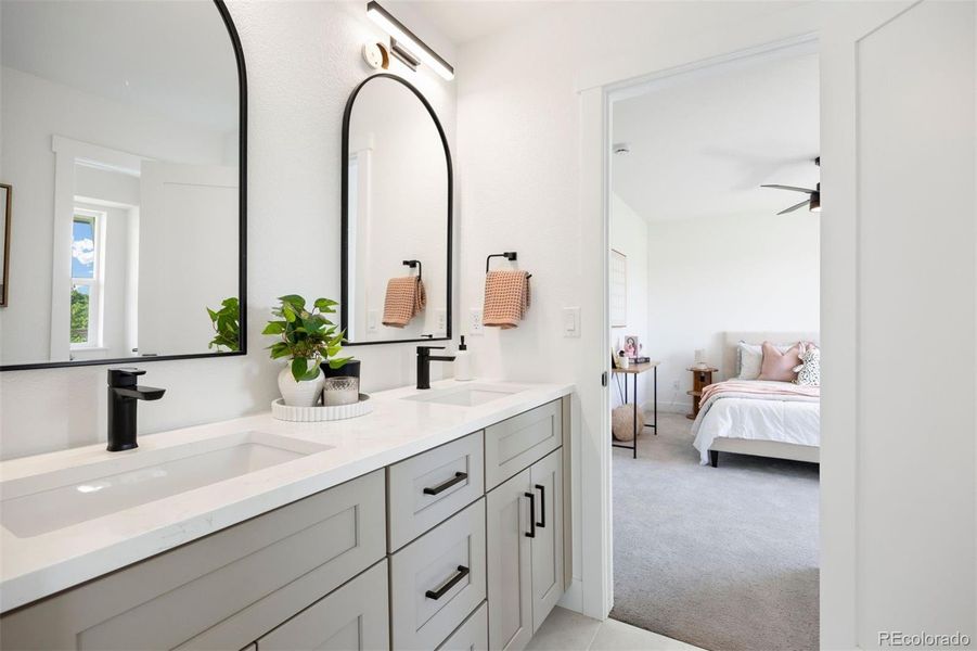 Furnished interior view inside a new home in , Wheat Ridge (Image 17).