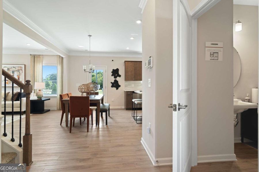 Furnished interior view inside a new home in Avalon, Perry (Image 40). Furnished interior view inside a new home in Avalon, Perry (Image 40).