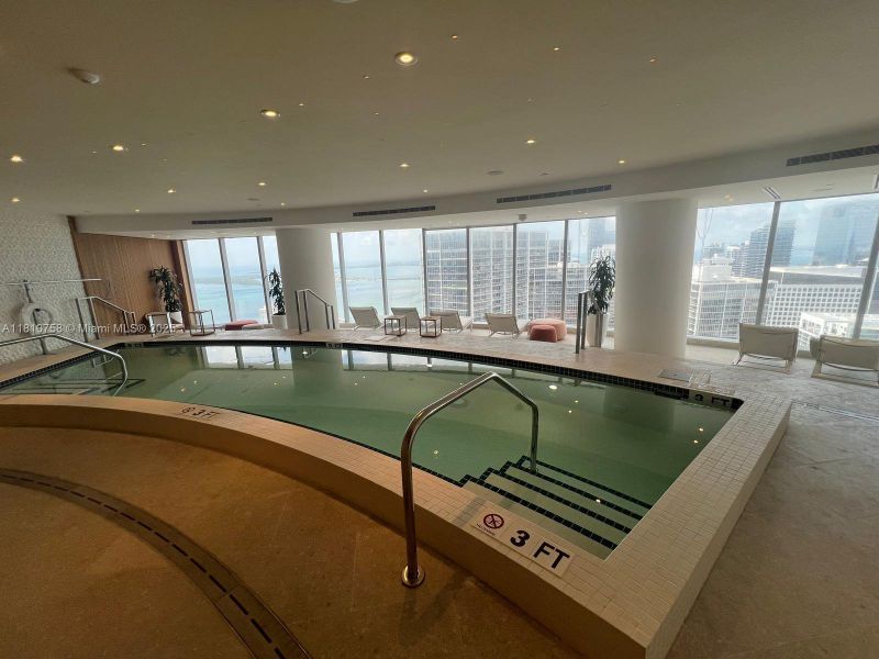 Furnished interior view inside a new home in Aston Martin Residences, Miami (Image 14).
