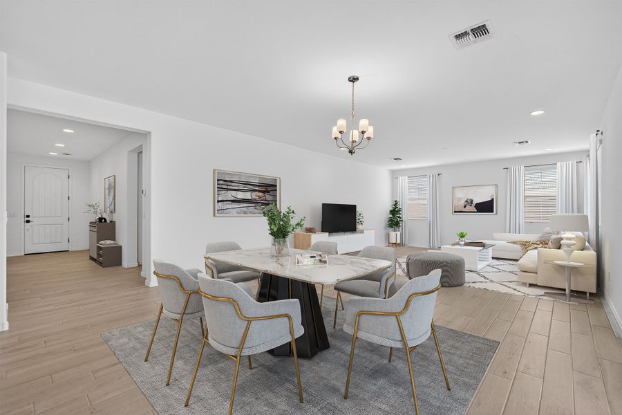 Furnished interior view inside a new home in Parkside, Avondale (Image 7).