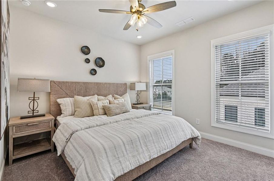 Furnished interior view inside a new home in Byers Park, Alpharetta (Image 33).