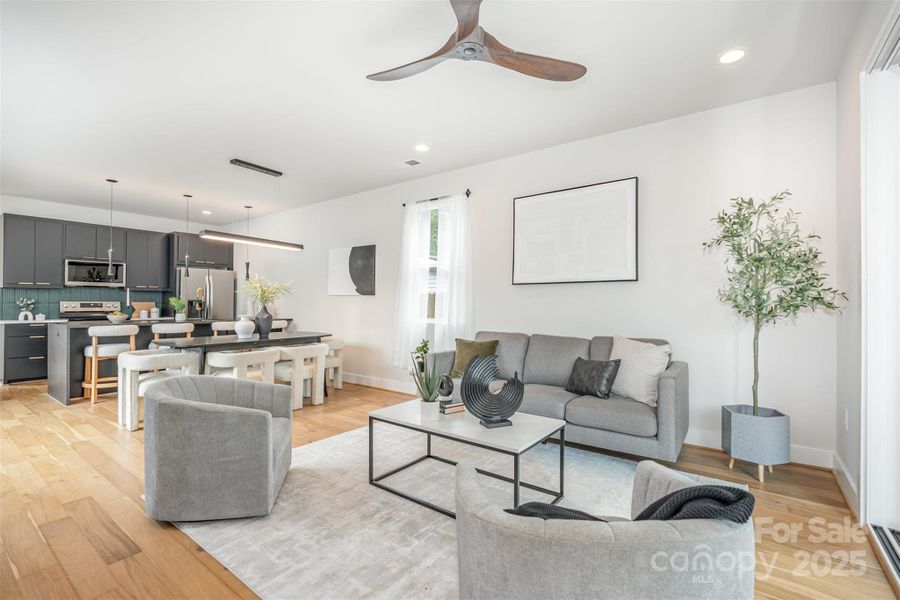 Furnished interior view inside a new home in , Charlotte (Image 15).