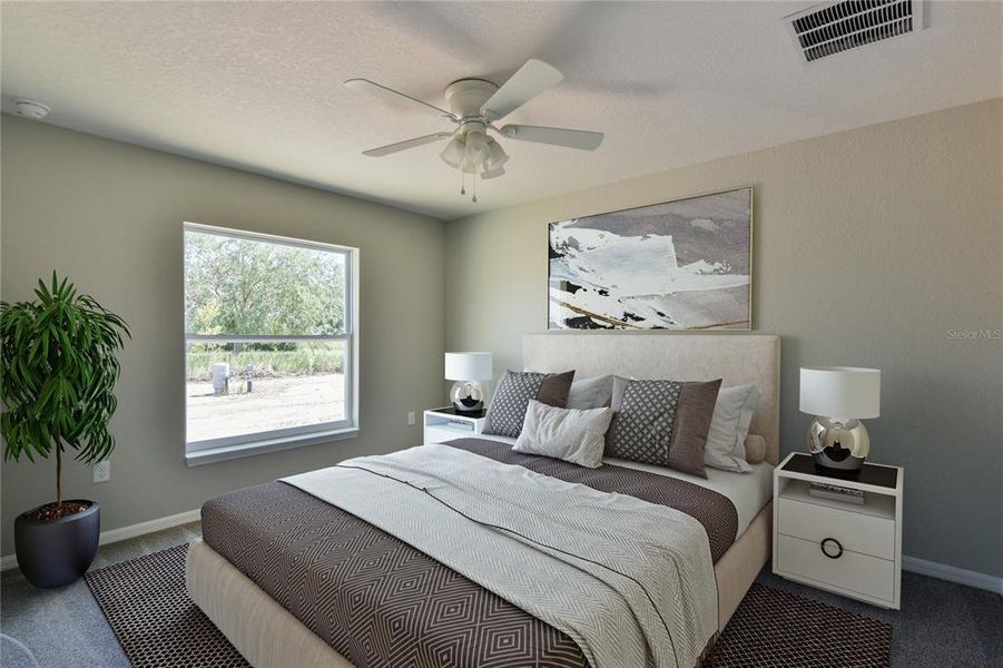 Furnished interior view inside a new home in , Dunnellon (Image 5).