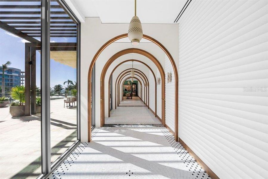 Exterior details and patio area of a home in , Longboat Key (Image 21). Exterior details and patio area of a home in , Longboat Key (Image 21).