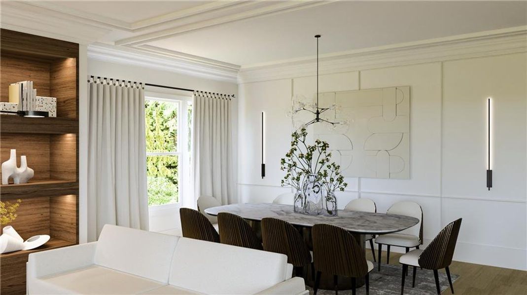 Furnished interior view inside a new home in , Milton (Image 11). Furnished interior view inside a new home in , Milton (Image 11).