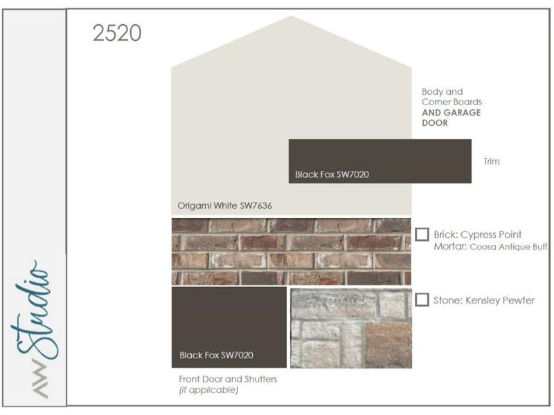 Sample of building materials used in homes in Langston Reserve, Cartersville (Image 25). Sample of building materials used in homes in Langston Reserve, Cartersville (Image 25).