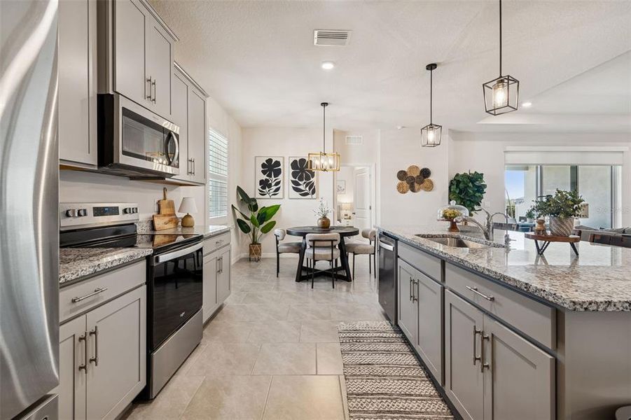 Furnished interior view inside a new home in , Wesley Chapel (Image 44).