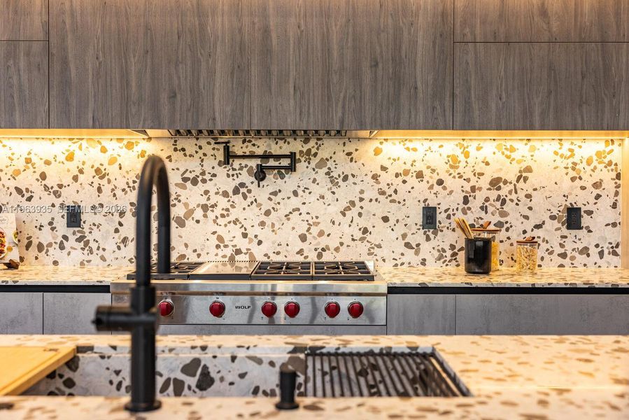 Close-up of interior finishes inside a home in , Miami Shores (Image 24).