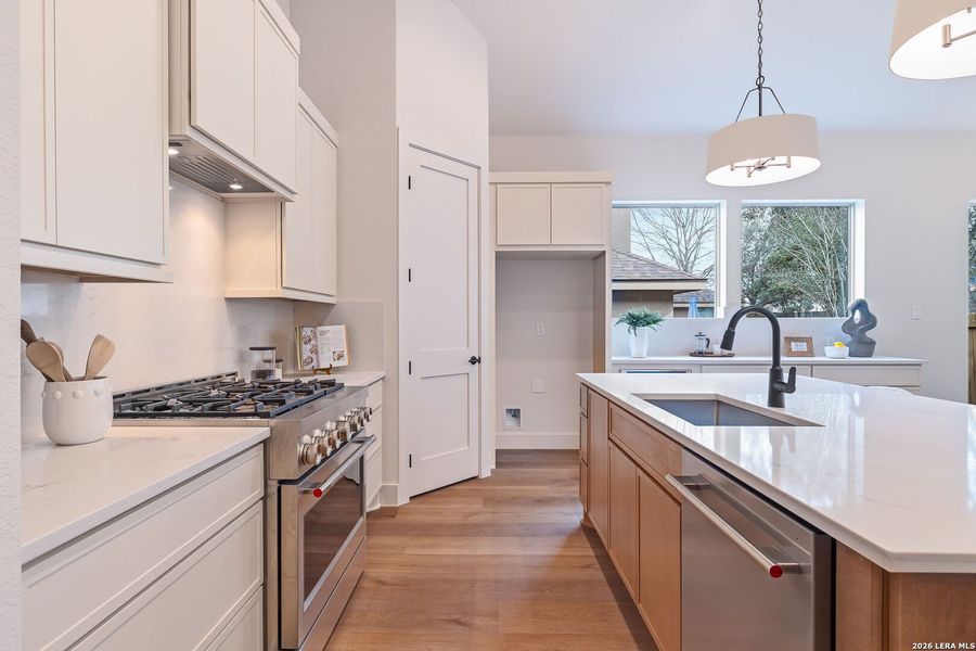 Furnished interior view inside a new home in , New Braunfels (Image 14).