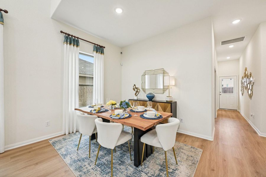 Furnished interior view inside a new home in Meadow Park, Conroe (Image 9).