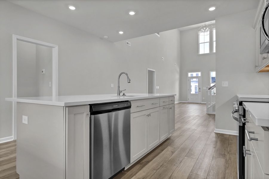 Furnished interior view inside a new home in Grand Park, Leland (Image 8). Furnished interior view inside a new home in Grand Park, Leland (Image 8).